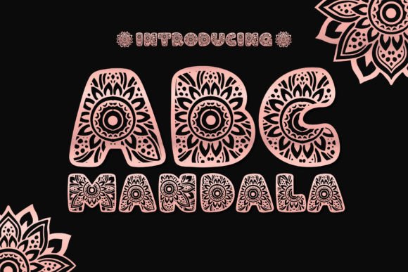 Abc Mandala: A Decorative Font That Elevates Brand Visuals and Audience Engagement