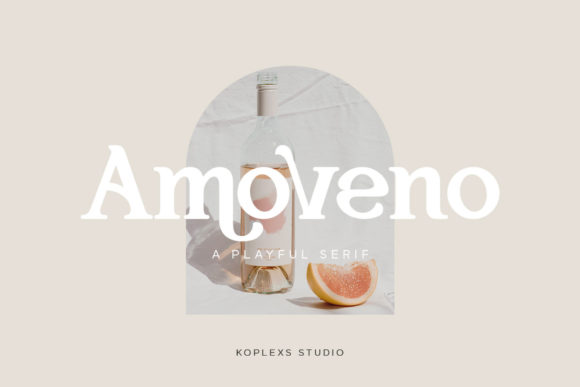Amoveno: A Serif Font Built for Real Branding
