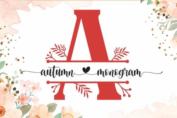Autumn Monogram: A Display Typeface for Campaign Builders