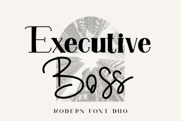 Executive Boss: A Duo Font for Marketing That Commands Attention