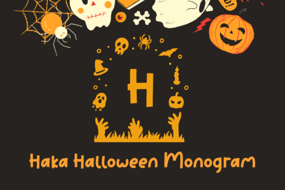Haka Halloween Monogram: A Spooky Font for Smart Marketers