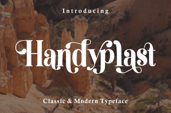 Handyplast: A Serif Font That Brings Handmade Products to Life