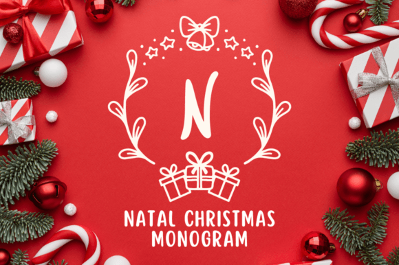 How Natal Christmas Monogram Brings Festive Elegance to Editorial Design