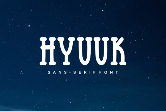 Hyuuk: A Modern Serif Font for Small Business Branding
