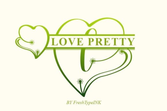 Love Pretty Monogram: A Decorative Font for Handmade Product Creators