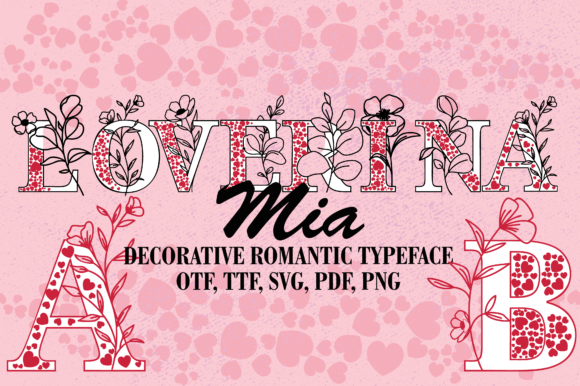 Loverina Font for Web Designers: A Decorative Typeface for Digital Brands