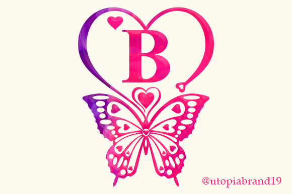 Make Your Brand Memorable with Butterfly Lover Monogram Font