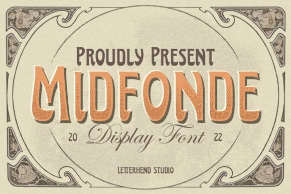 Midfonde: The Slab Serif Typeface That Brings Art Deco Charm to Editorial Design