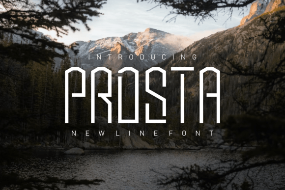 Prosta Typeface: A Minimalist Sans Serif Font for Editorial Design