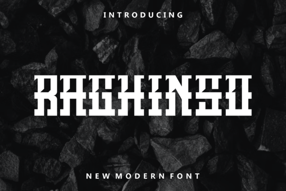 Raghinso: A Modern Slab Serif Typeface for Digital Branding
