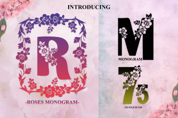 Roses Monogram: A Decorative Font That Brings Warmth to Editorial Design