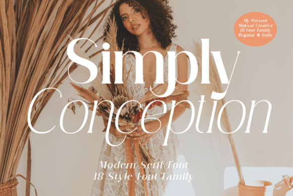 Testing Simply Conception: A Serif Font That Brings Warmth to Digital Layouts
